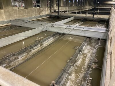 Couverture et ventilation des prédécanteurs - Marseille