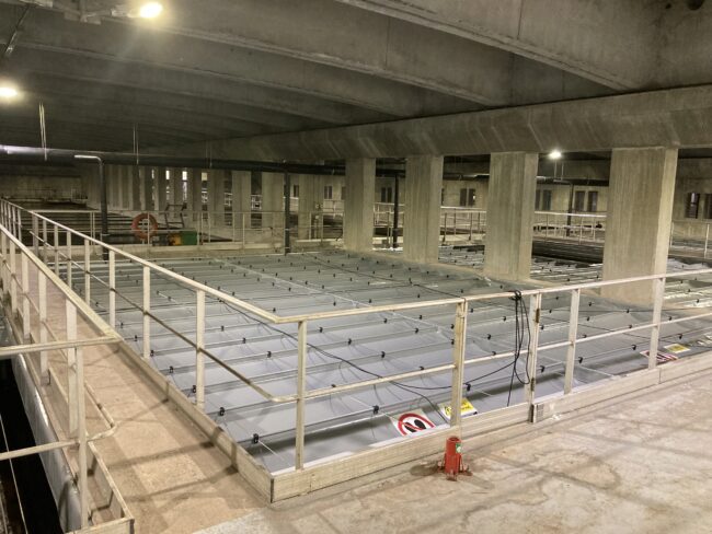 Couverture et ventilation des prédécanteurs - Marseille
