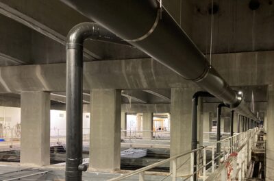 Couverture et ventilation des prédécanteurs - Marseille