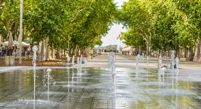 Mise en valeur de l’espace urbain Esplanade Comédie – Montpellier
