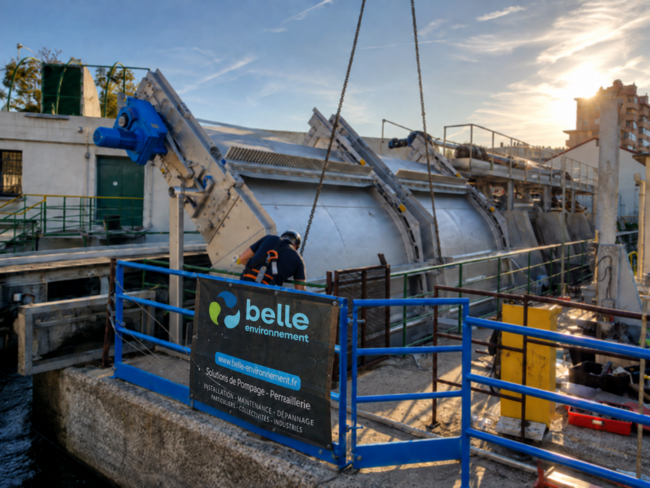 Piegeage et gestion des macrodéchets sur le site de la Pugette - Marseille