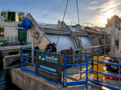 Piegeage et gestion des macrodéchets sur le site de la Pugette - Marseille